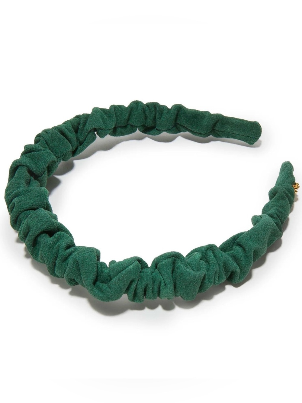LELE SADOUGHI Jessie Evergreen Suede Leather Headband - Picture 2 of 11